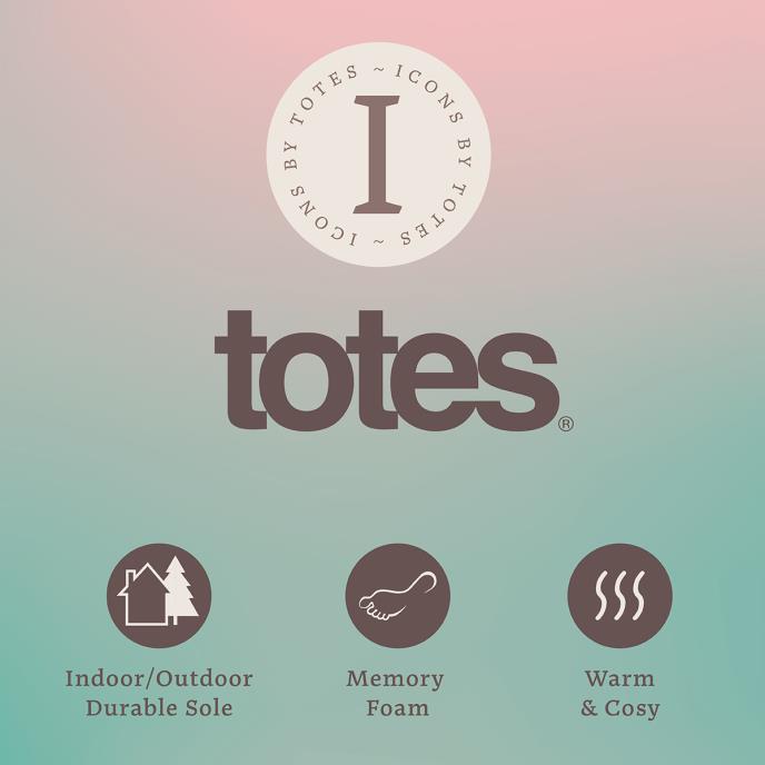 totes® Ladies Icons Textured Mule With Chunky Sole Cream Extra Image 6